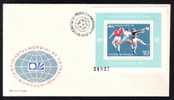 Romania FDC 1974 MUNCHEN World Cup,Football,soccer, BLOCK. - 1974 – Allemagne Fédérale