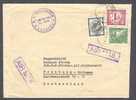 Greece S.D. MALAVAZOS Airmail Par Avion Purple Line Cancels Cover To Germany Interesting Cancels (2scans) - Covers & Documents