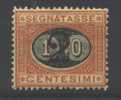 Italia - Italien - Italy 1891 10 On 2 C Postage Due Lightly Hinged (regummed?); Michel # P 15 - Taxe