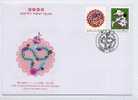 FDC 2000 Chinese New Year Zodiac Stamps- Snake Serpent 2001 - Chinees Nieuwjaar