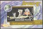 Hungary 1969 Space Espace Apollo-11 Block MH* - Europa