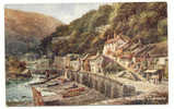 Mars Hill, Lynmouth, Valentine's Art Colour Postcard, 1952 Postcard - Lynmouth & Lynton