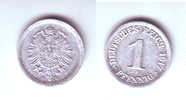 Germany 1 Pfennig 1917 G - 1 Pfennig