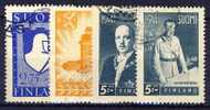 Finland 1941. 4 Different. Cancelled(o) - Gebraucht