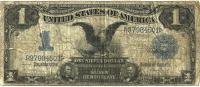 USA  UNITED STATES $1 SILVER  CERTIFICATE  BLUE SEAL SERIES 1899  VG P338b READ DESCRIPTION CAREFULLY !!! - Silver Certificates (1878-1923)