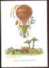 B359 Aerostato A Flotta Di Dupuisì-Delcourt ( 1824 ) - Illustrazione - Casa Mamma Domenica, Milano - Ballon - Balloon - Luchtballon