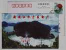 Dam Flood Discharge,China 1999 Xin'anjiang Hydropower Station Advertising Postal Stationery Card - Water