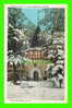 LAKE ARROWHEAD, CA. - WINTER SCENE AT LAKE ARROWHEAD LODGE - - Los Angeles