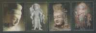 China 2006-8 Yungang Grottoes Stamps Bodhisattva Buddha - Budismo