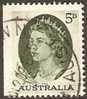 AUSTRALIA USED 1963 5d Queen Elizabeth II Booklet Single - Used Stamps