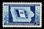 1946 USA Map And Flag Of Iowa Stamp Sc#942 Historic Corn - Vegetables