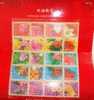 Folder 2001 Greeting Stamps Flower Rose Sunflower Lily Cuckooflower Christmas - Roses