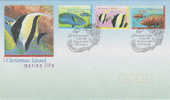 Christmas Island-1997 Marine Life  FDC - Christmaseiland