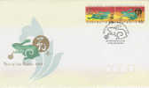 Christmas Island-1999 Year Of The Rabbit  FDC - Christmaseiland