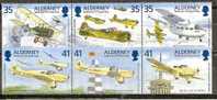 Alderney 1995 Avions Planes Serie Complete MNH ** - Alderney