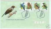 Christmas Island-2002 Birds   FDC - Christmaseiland