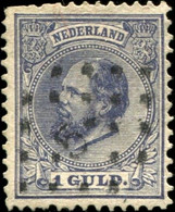 Pays : 384  (Pays-Bas : Guillaume III)   Yvert Et Tellier N° :   28 (o) ; NVPH NL 28 - Used Stamps