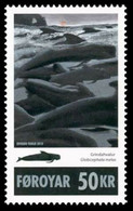 Faroe Islands 2010 MiNr. 695 Dänemark Färöer Marine Mammals Long-Finned Pilot Whales 1v MNH** 13,50 € - Balene