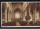 RB 563 - Early Postcard -  Newbury Church Interior & Font Berkshire - Other & Unclassified