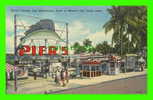 MIAMI, FL - PIER 5 - CHARTER AND SIGHT-SEEING BOATS AT MIAMI'S CITY YACHT BASIN - GULF STREAM CARD - - Miami