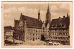 GERMANY - Ulm A. D. Donau, Rathaus, Marktplatz - Sight On The Town-hall, Feldpost, Year 1942 - Ulm