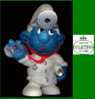 Smurf Doctor Schleich W.Germany / Schtroumpfs Médecin - I Puffi