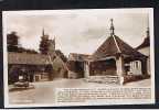 RB 564 - Early Real Photo Postcard - Castle Combe Wiltshire With Descriptive Text On The Front - Andere & Zonder Classificatie