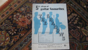 THE SHADOWS Guitare Partition Album Guitar 5 Song Sheet Music Book Hank Marvin Cliff Richard Rare Scarce Selten Les - Other & Unclassified