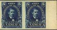 Honduras 1907 President Pairs Impref - Honduras