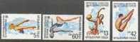 Bulgaria 1985 Water Sport Water Polo Set Of 4 MNH - Waterpolo