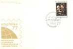 45184)lettera F.d.c. Serie Amphilex '77 Con Un Valore + Annullo - FDC