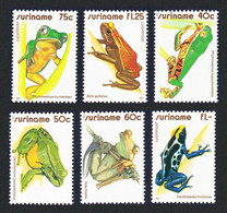 Suriname 1981 MiNr. 948 - 953  Surinam Amphibians Frogs   6v  MNH** 10,00 € - Grenouilles