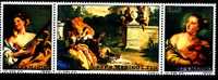 SAN MARINO - 1970  TIEPOLO PAINTINGS  STRIP  MINT NH - Ungebraucht