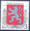 CZ 1993-01 WAPPEN, CZECH REPUBLIK, 1w, MNH - Neufs