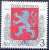 CZ 1993-01 WAPPEN, CZECH REPUBLIK, 1w, MNH - Unused Stamps