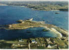 Carte Postale 29. Plouguerneau  St-Michel Vue D´avion  Trés Beau Plan - Plouguerneau