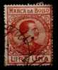 1915 / 1926  - MARCA DA BOLLO A TASSA FISSA -  Lire 1 - Revenue Stamps