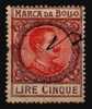 1915 / 1926  - MARCA DA BOLLO A TASSA FISSA -  Lire 5 (rosso Geranio, Viola) - Fiscali