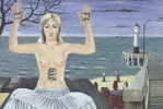 A85--13  @  PAUL DELVAUX Art Nudes , Painting  ( Postal Stationery , Articles Postaux ) - Naakt