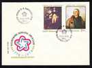 ROMANIA  1976 PAINTING AMERICAN BICENTENARE  3 Covers FDC. - FDC
