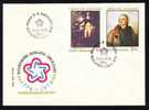 ROMANIA  1976 PAINTING AMERICAN BICENTENARE  3 Covers FDC. - Unabhängigkeit USA