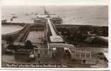 SOUTHEND - THE PIER AND SUNKEN GARDENS RP 1933 - Southend, Westcliff & Leigh