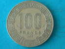 1975 - 100 FRANCS / KM 13  ( For Grade, Please See Photo ) ! - Gabun