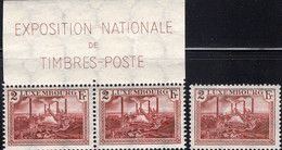 Düdelingen 1937 Aus Block 2 Luxemburg 302+ Paar ** 18€ Stahlhütte Esch Bloque EXPO Hoja Philatelics Stamps Bf Luxembourg - Other & Unclassified