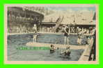 POINTE AU PIC, QUEBEC - PISCINE ANIMÉE EN CLOSE UP DU MANOIR RICHELIEU - PHOTOGELATINE ENGRAVING CO LTD - - Saguenay