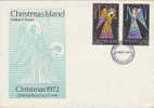 Christmas Island-1972 Christmas FDC - Christmaseiland