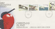Christmas Island-1982 Birds Definitive Dated 8 March 82, FDC - Christmaseiland