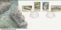 Christmas Island-1990 Transports I Dated 18 April 90, FDC - Christmaseiland