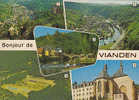 Bonjour De Vianden - Télésiège - Vue Générale - La Vallée Pittoresque De L'our - Piscine - Eglise Des Trinitaires - Vianden