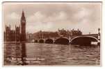 UNITED KINGDOM - London, Big Ben And Westminster Bridge, Year 1930, No Stamp - Westminster Abbey